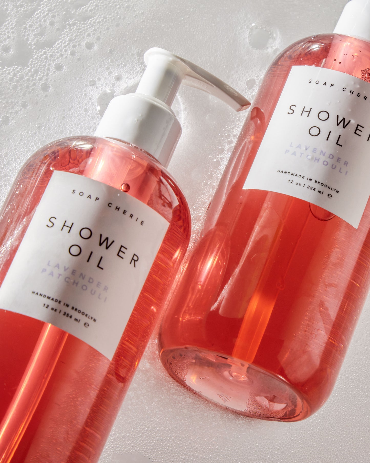 Shower Oil Lavender Patchouli - Soap Cherie