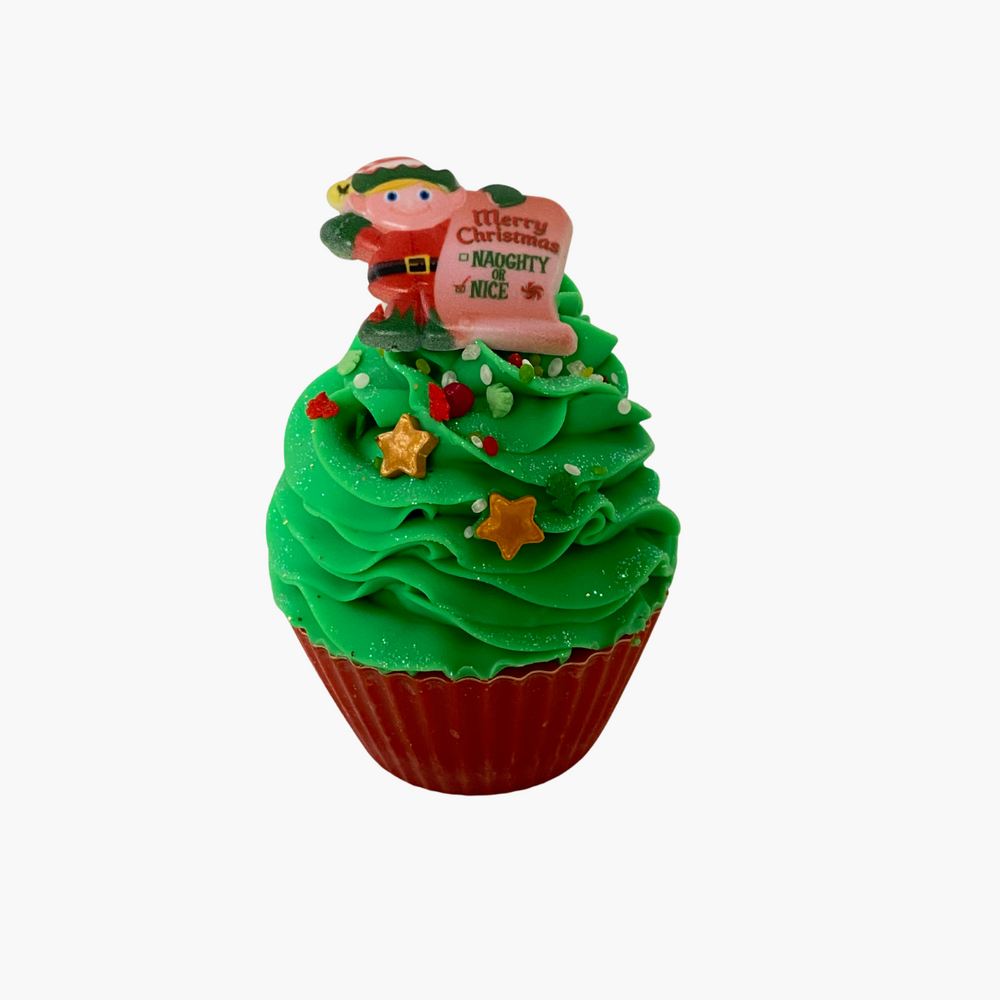 Christmas Cupcake Soap