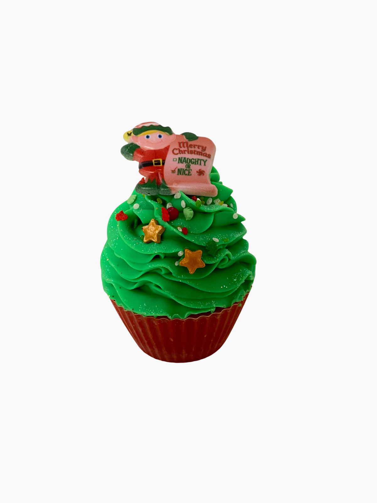 Christmas Cupcake Soap