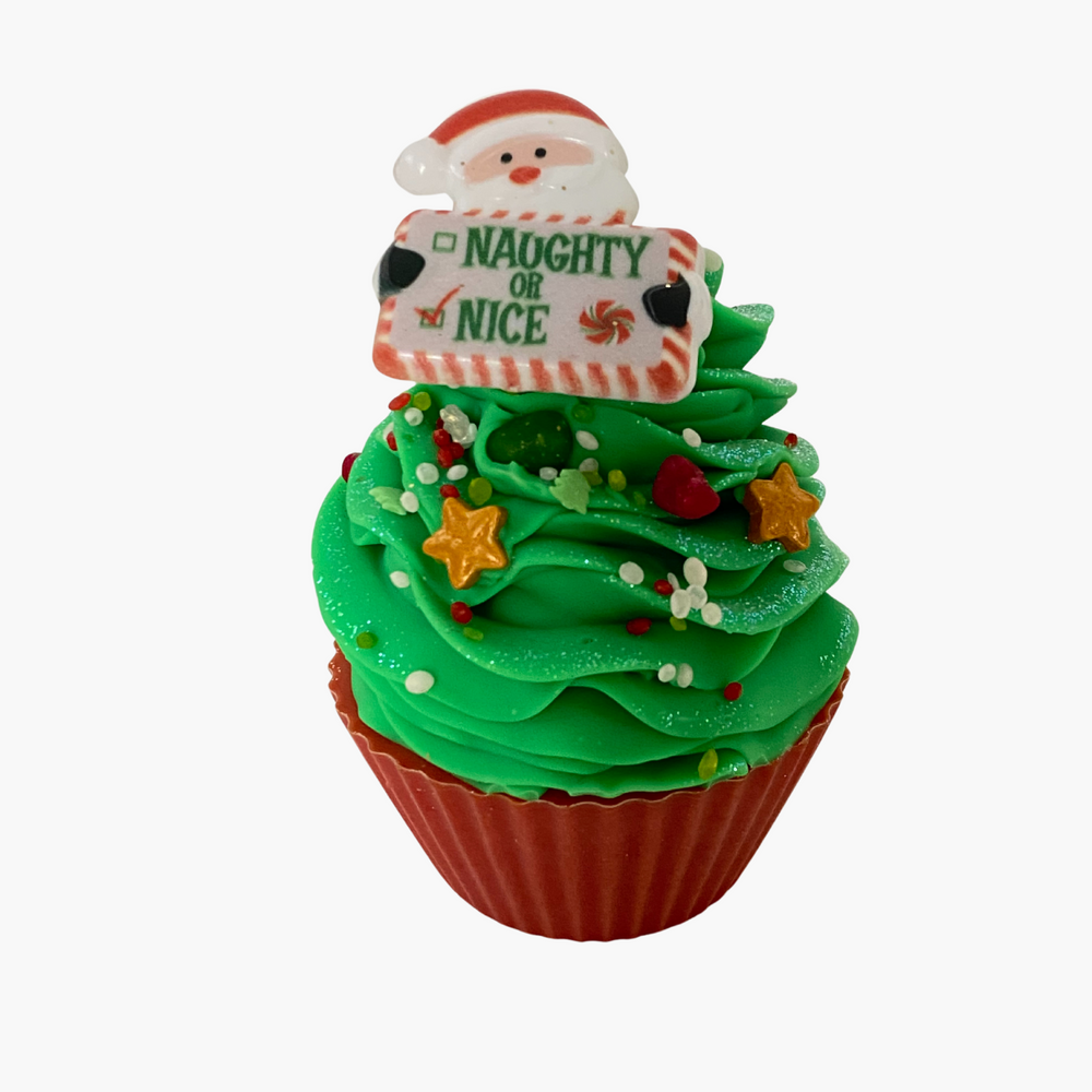 Christmas Cupcake Soap