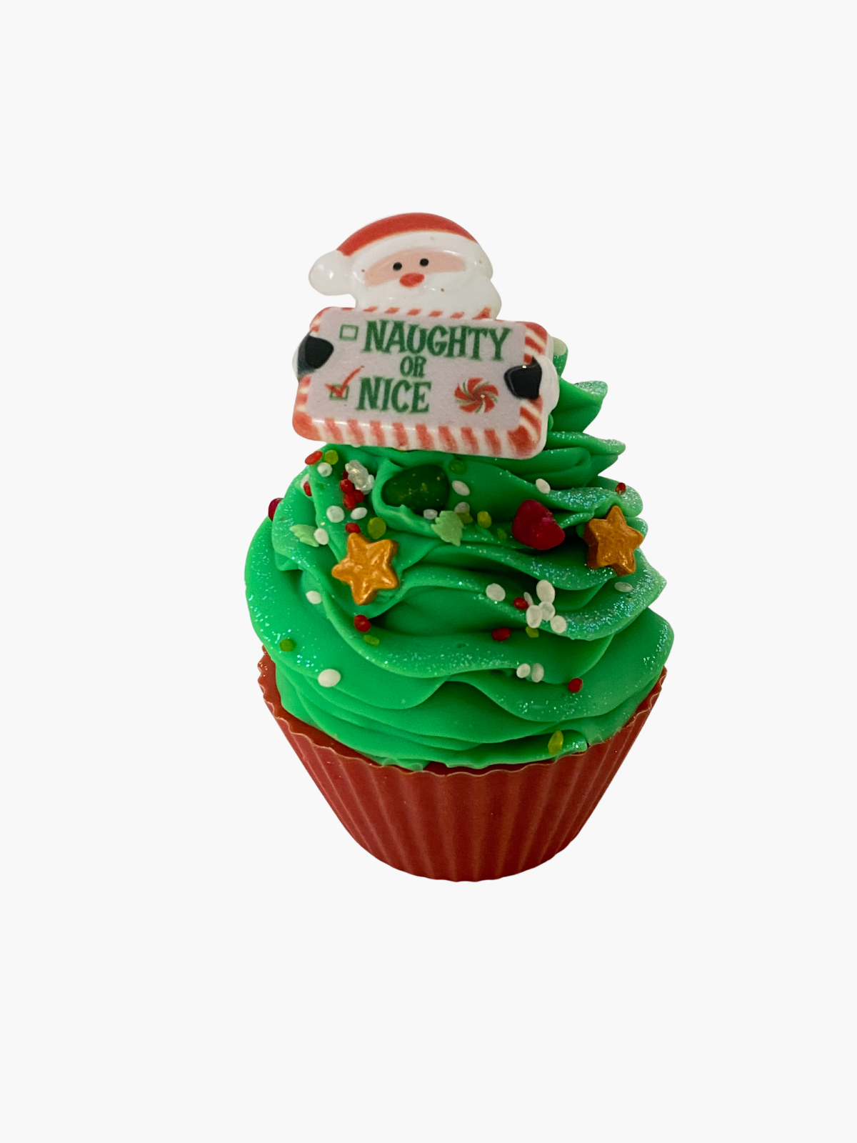 Christmas Cupcake Soap