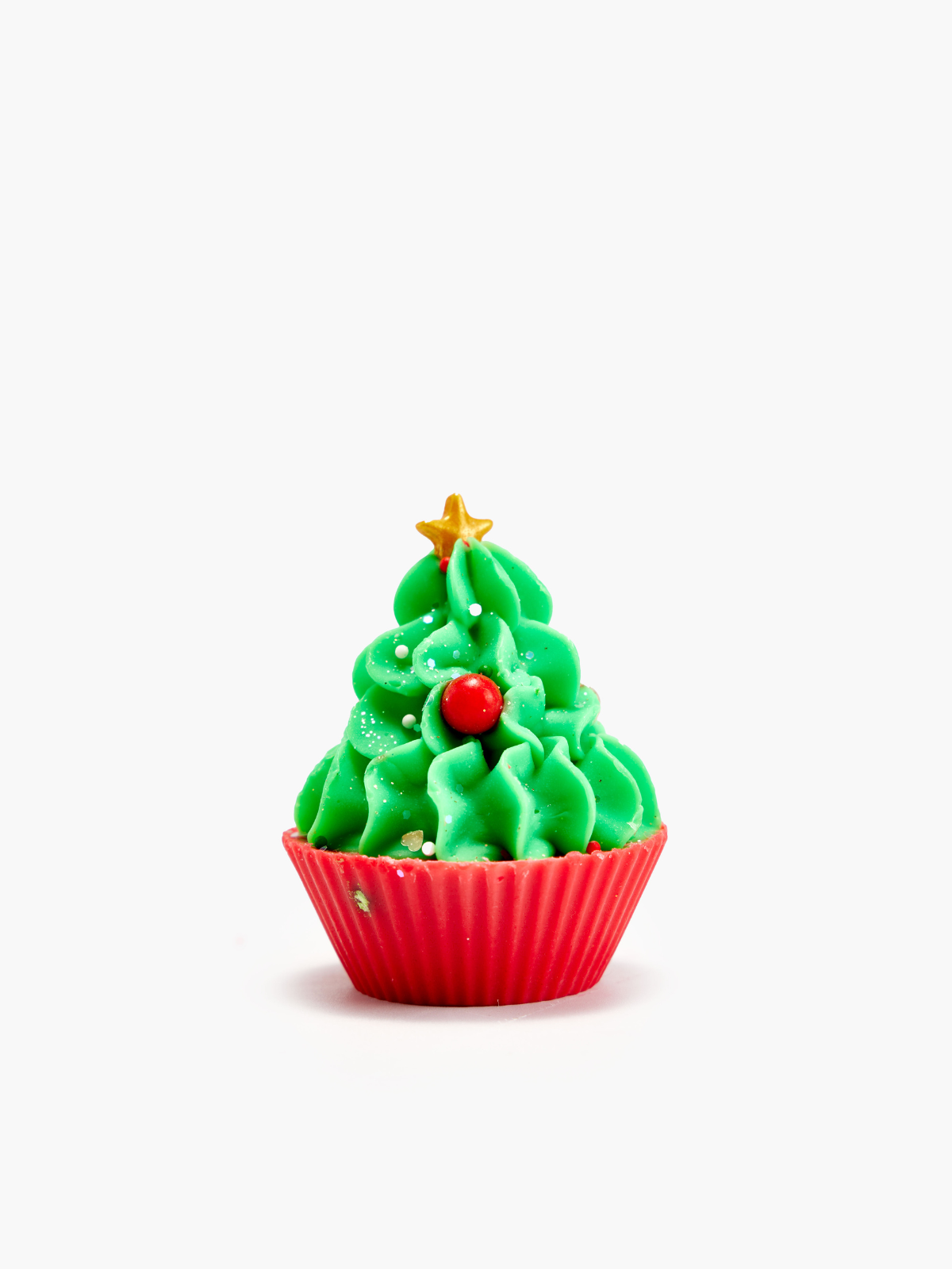 Mini Christmas Tree Cupcake Soap