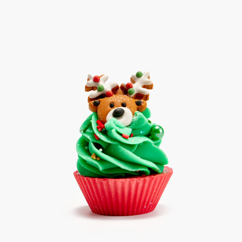 Mini Reindeer Cupcake Soap