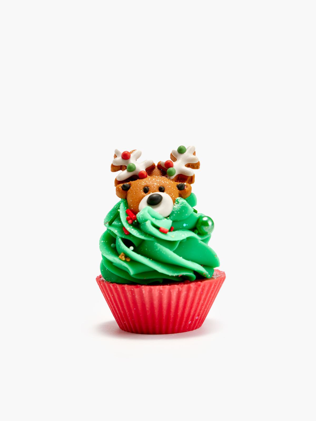 Mini Reindeer Cupcake Soap