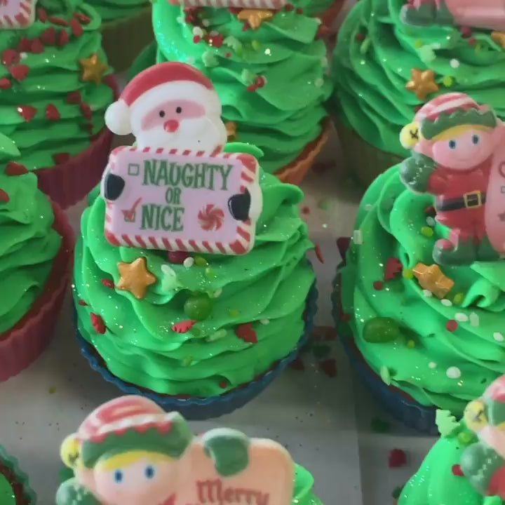 Christmas Cupcake Soap